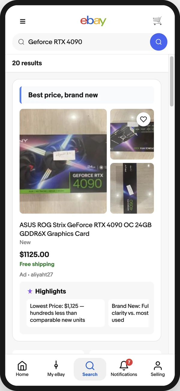Featured pick for a GeForce RTX 4090 search